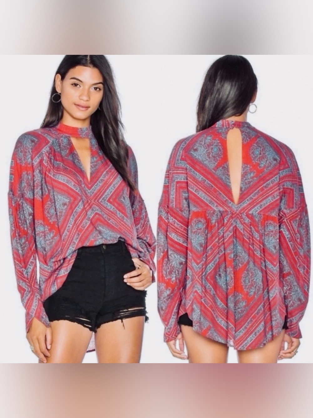 FREE PEOPLE Walking on A Dream Tunic Top